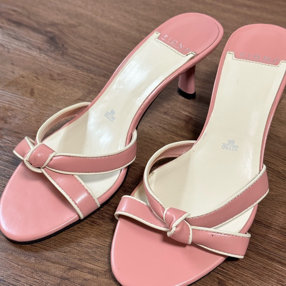 FIONI Pink Heeled Sandals
